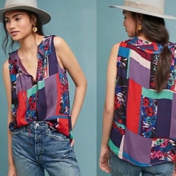 Anthropologie Maeve sleeveless top - Picture 3 of 6